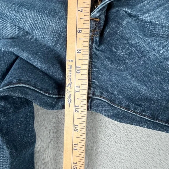 Lucky Brand Jeans Mens 36x27 181 Relaxed Straight Leg Short Inseam Dark Wash - Picture 10 of 12